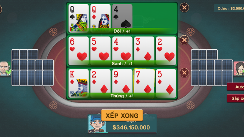 Game mậu binh – Game bài Xanh chín – Tiền thưởng hậu hĩnh