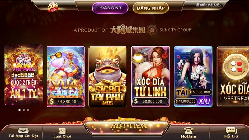 SunVn Vip - Cổng game bài đổi thưởng đẳng cấp 