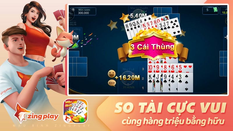 áp dụng cách hack Mậu Binh ZingPlay