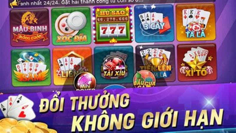 5+ trò chơi online tại 68 Game bài