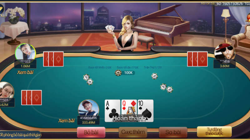 Đánh bài thả ga V8 Poker