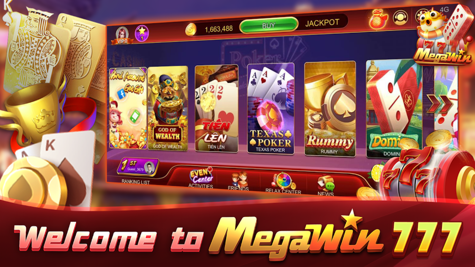 Megawin - Thế giới cá cược game bài 