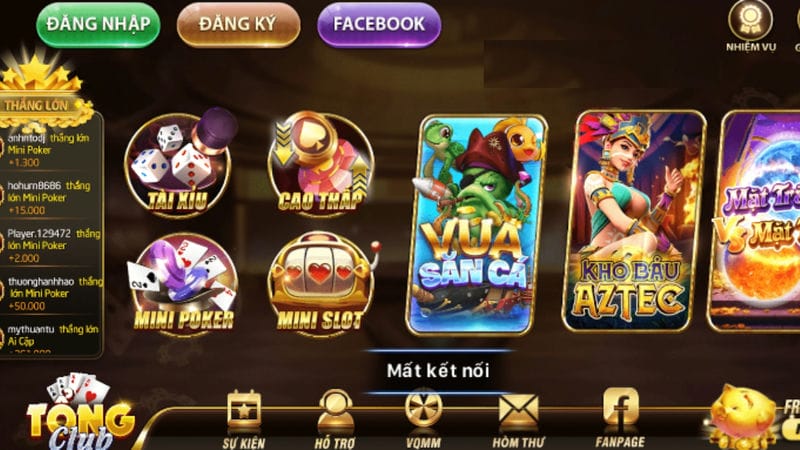 Tài xỉu hot nhất cổng game Tongclub